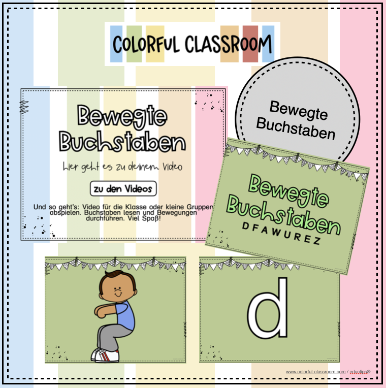 Bewegte Buchstaben Klasse 1