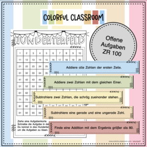 Rechenaufträge auf dem Hunderterfeld