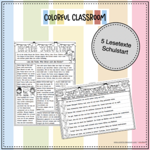 5 Lesetexte Schulstart